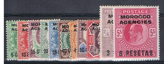 Image of Morocco Agencies SG 112/23 MM British Commonwealth Stamp